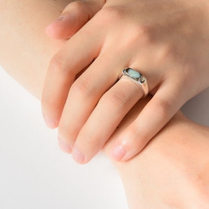 陶器リング (Straight pottery ring)