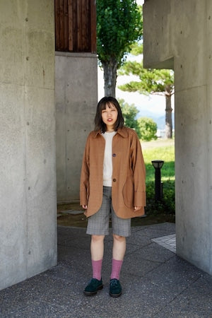 フレックスシャツジャケット (Flex shirt jacket) -柿渋染-