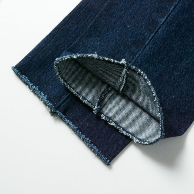 【定番品】2tuck Gurkha Model INDIGO 【BCMG85-10】 C100% 12oz denim 裾未処理【通年向け商品】