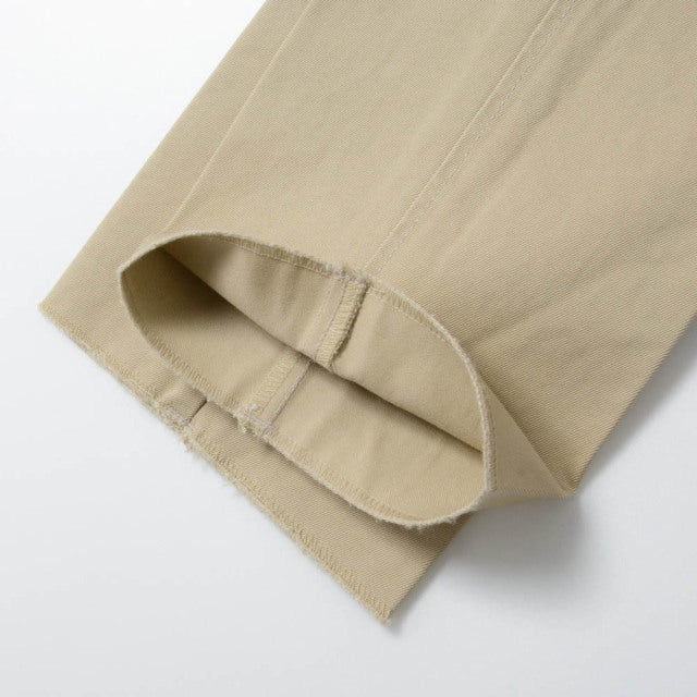 【定番品】2tuck Regular Model 【BCMG51-40】 Beige C100% High Count West Point CottonTwill 裾未処理品 (春秋冬商品)