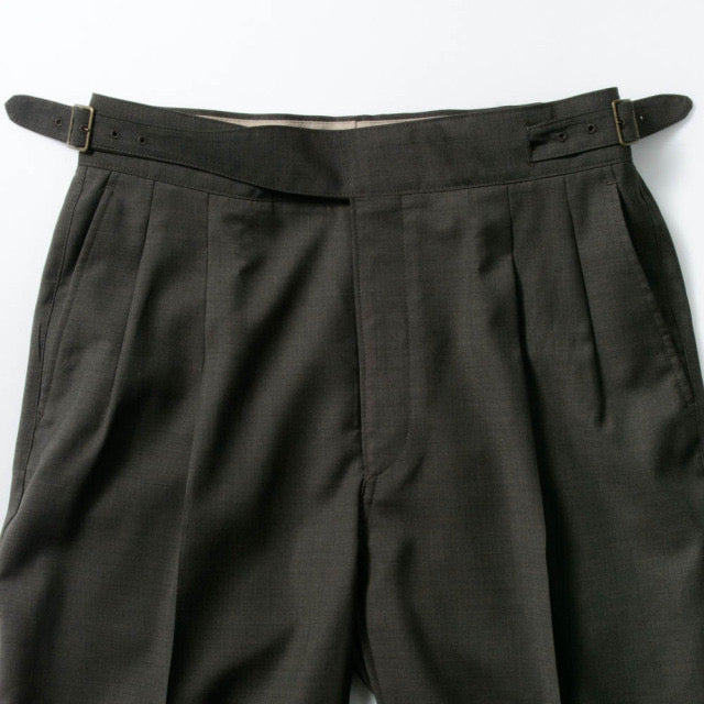 2tuck Gurkha Model 【BCMG41-40】 BROWN W100% REDA ACTIVE Tropical 裾未処理 【春夏秋商品】