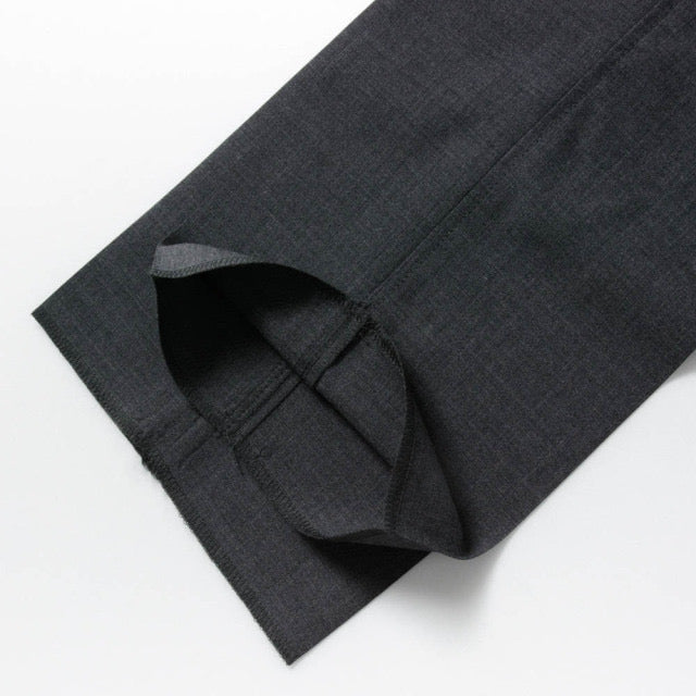 2tuck Regular Model 【BCMG45-80】 C-GRAY W100% TECHWOOL Tropical 裾未処理品 【春夏秋商品】