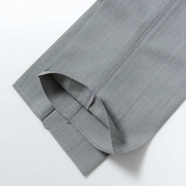 2tuck Belt-Loop Model 【BCMG42-70】 L-GRAY W50%P50% SOLOTEX REPREVE 裾未処理品 【春夏秋商品】