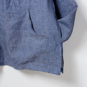 zampuメキシカンパーカー (Leftover fabric Mexican hoodie) -ink blue-