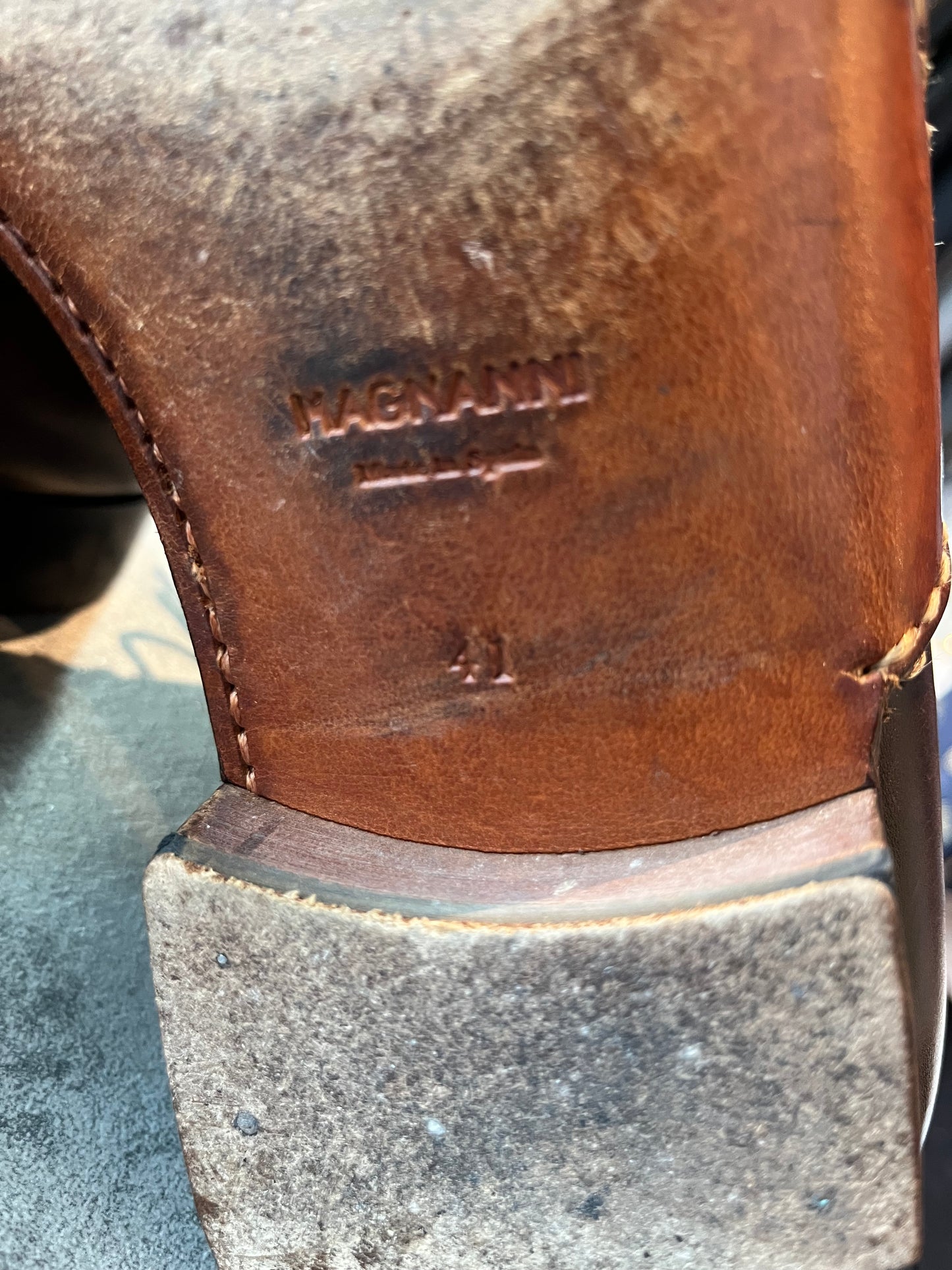 Magnanni brown shoe Size 41