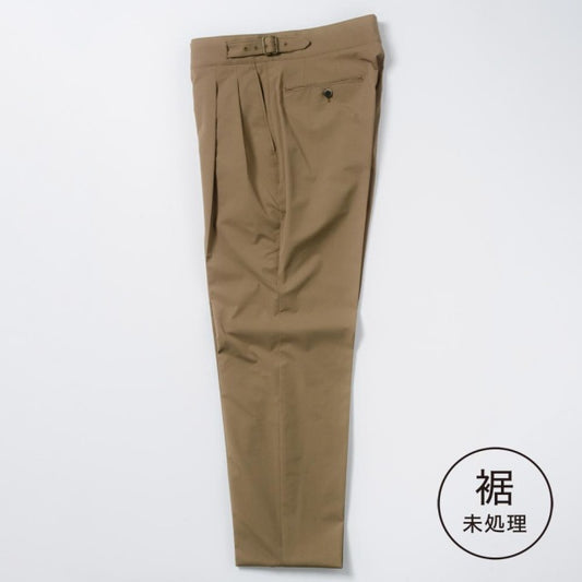 2tuck　Gurkha　Model　【BCMG79-40】　S-Beige SOLOTEX　P100% 2WayStretchTwill　裾未処理　【春夏商品】