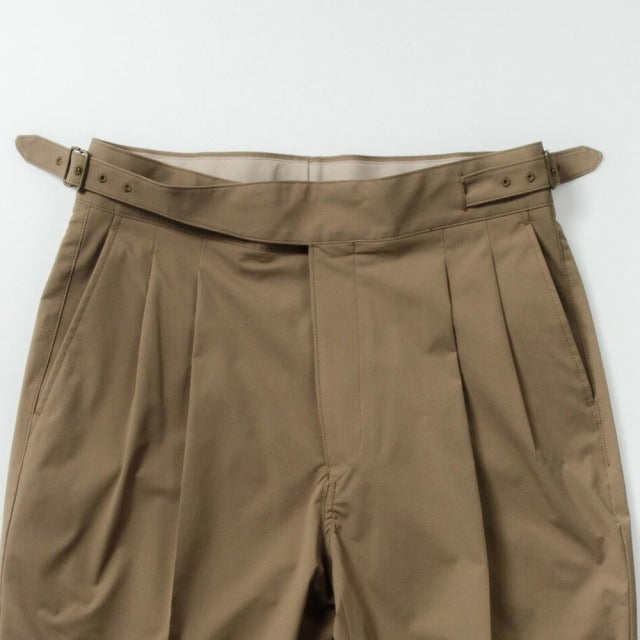 2tuck　Gurkha　Model　【BCMG79-40】　S-Beige SOLOTEX　P100% 2WayStretchTwill　裾未処理　【春夏商品】