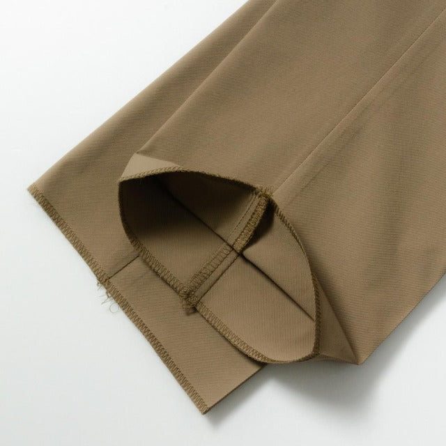 2tuck　Gurkha　Model　【BCMG79-40】　S-Beige SOLOTEX　P100% 2WayStretchTwill　裾未処理　【春夏商品】