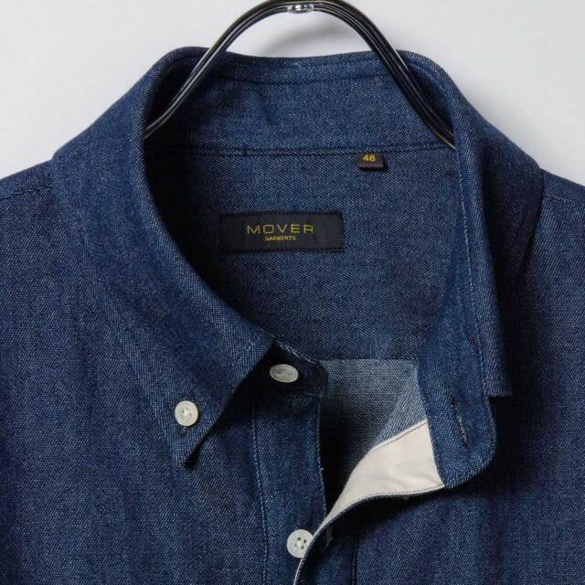 Pullover Button-down Shirts 【EAMG04-10】 C100% 6oz　denim