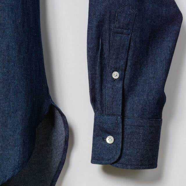 Pullover Button-down Shirts 【EAMG04-10】 C100% 6oz　denim
