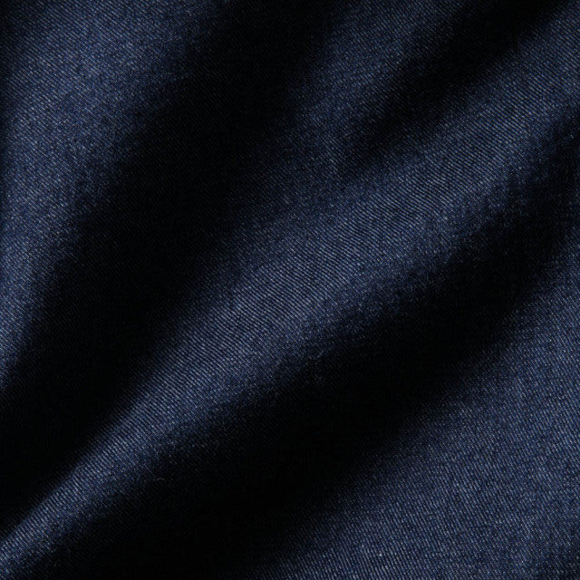 ラウンド タブカラー シャツ　5oz denim【EAMG11-11】