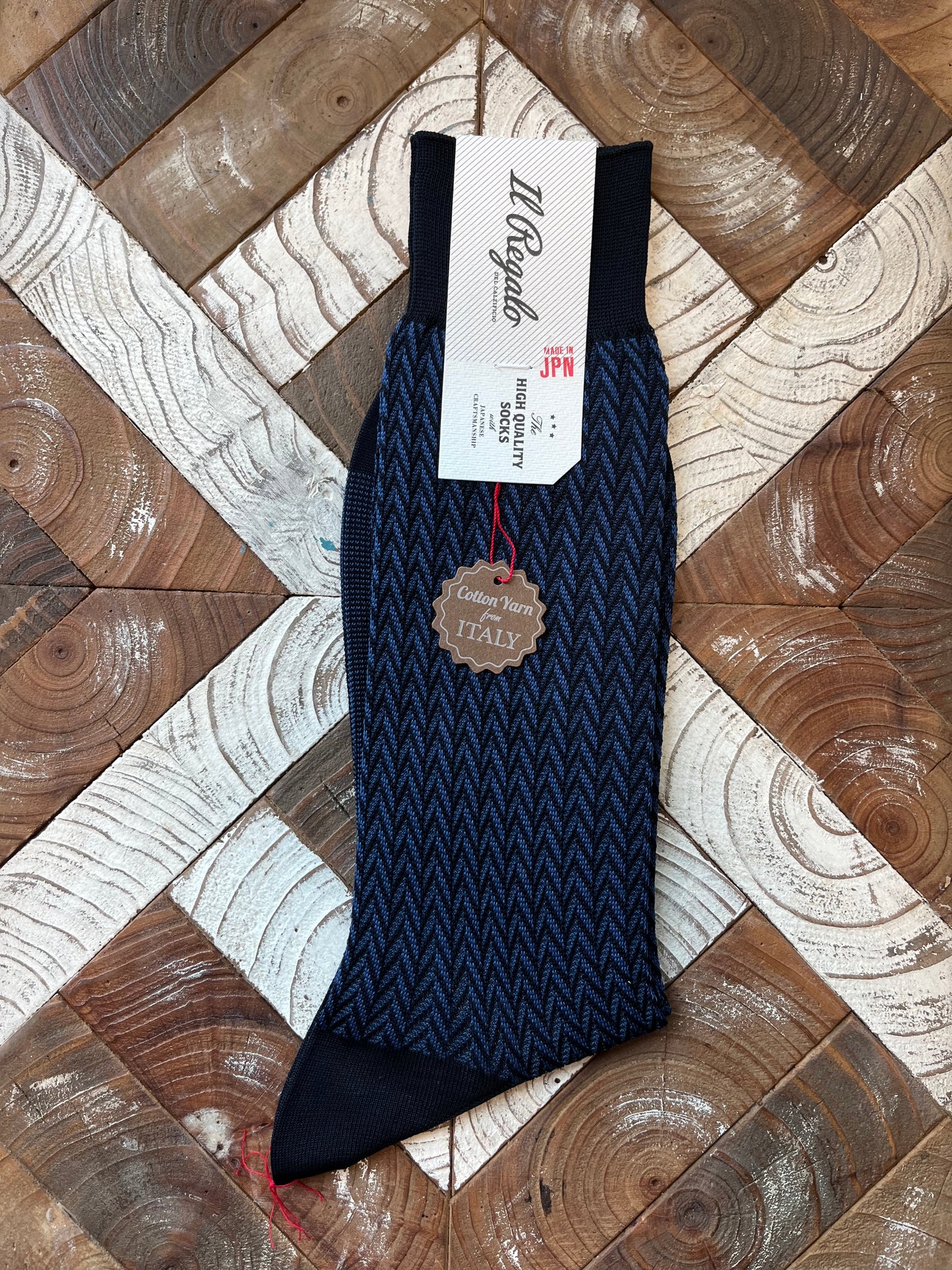 Il Regalo Herringbone socks