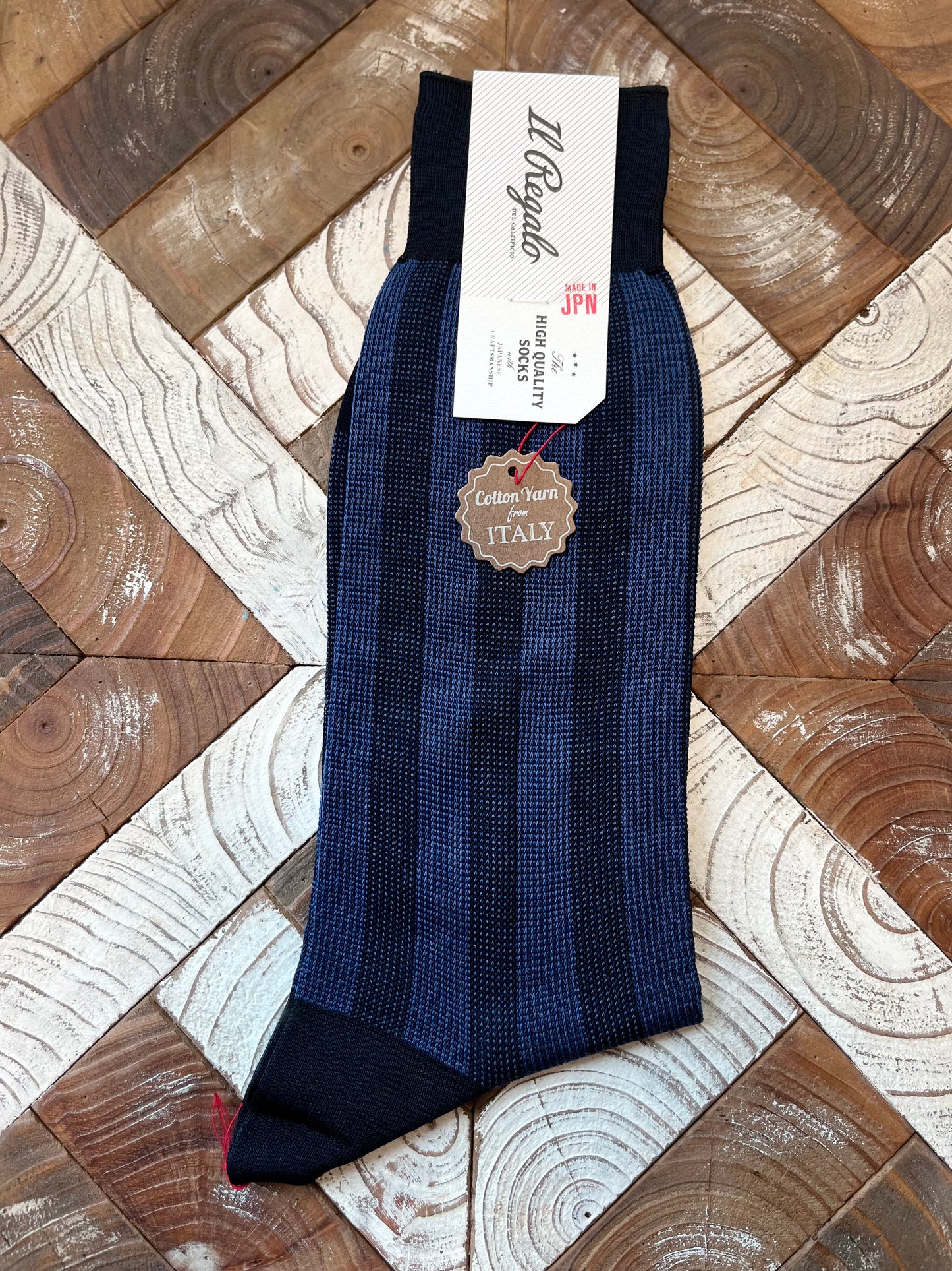 Il Regalo Bold bicolor striped socks