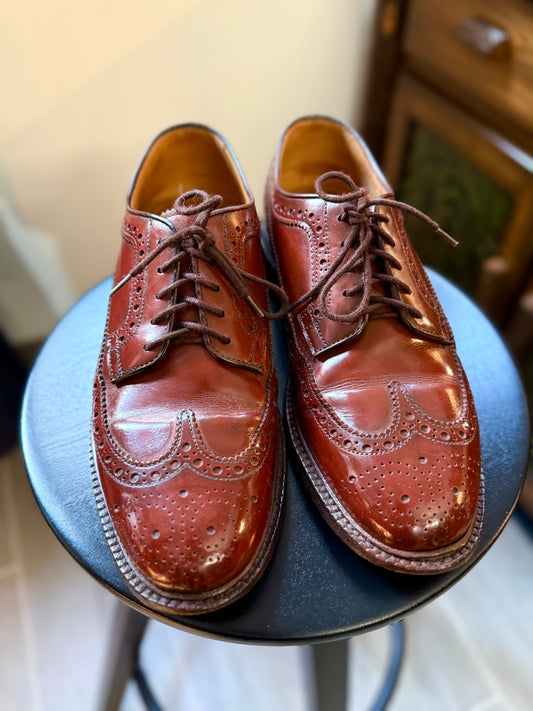 Berwick 1707 wing-tip light brown US6
