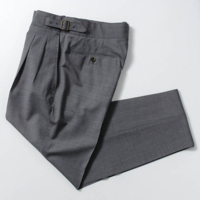 2tuck　Gurkha　Model　【BCMG41-70】　 M-GRAY　W100%　REDA ACTIVE Tropical　 裾未処理　【春夏秋商品】
