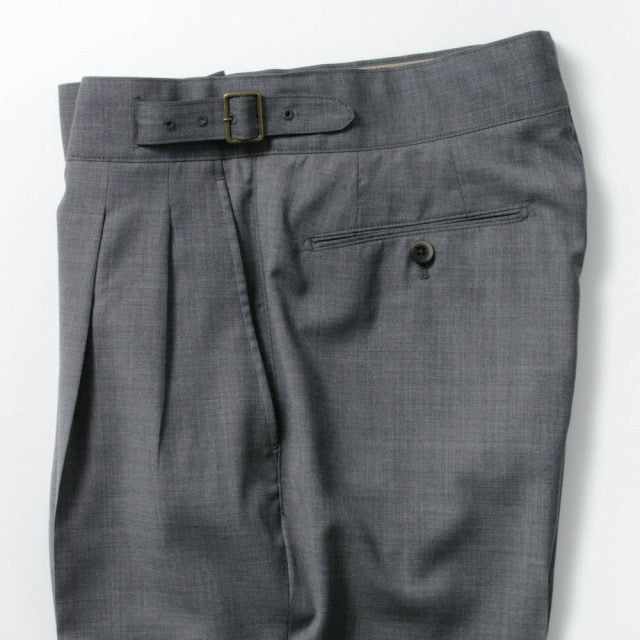 2tuck　Gurkha　Model　【BCMG41-70】　 M-GRAY　W100%　REDA ACTIVE Tropical　 裾未処理　【春夏秋商品】
