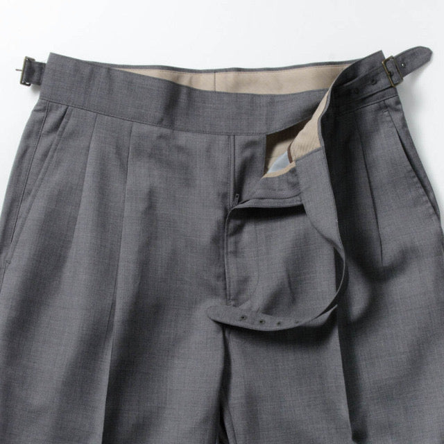 2tuck　Gurkha　Model　【BCMG41-70】　 M-GRAY　W100%　REDA ACTIVE Tropical　 裾未処理　【春夏秋商品】