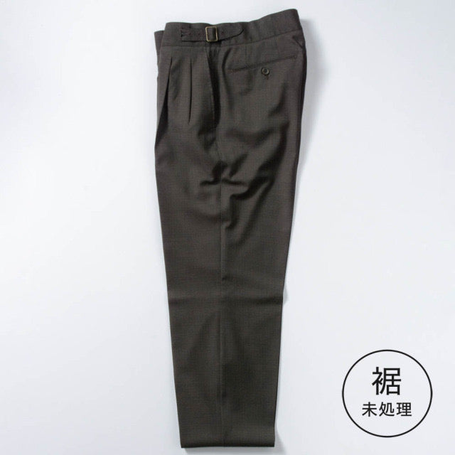 2tuck　Gurkha　Model　【BCMG41-40】　 BROWN　W100%　REDA ACTIVE Tropical　 裾未処理　【春夏秋商品】