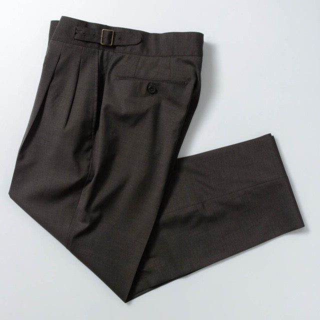 2tuck　Gurkha　Model　【BCMG41-40】　 BROWN　W100%　REDA ACTIVE Tropical　 裾未処理　【春夏秋商品】