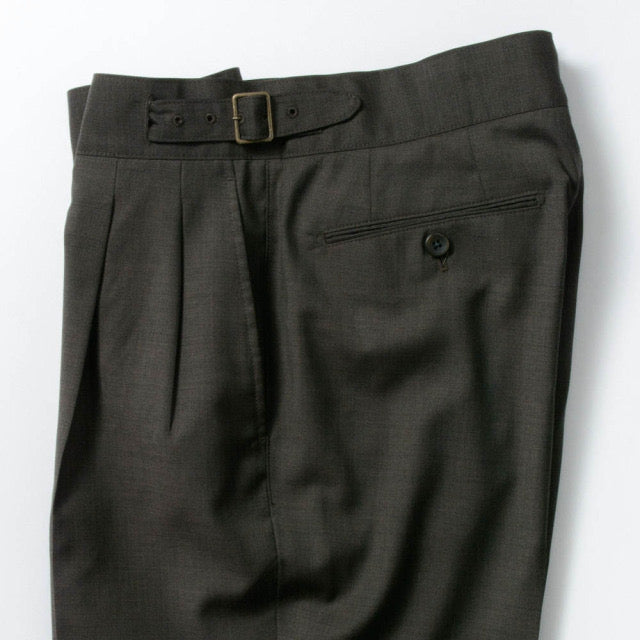 2tuck　Gurkha　Model　【BCMG41-40】　 BROWN　W100%　REDA ACTIVE Tropical　 裾未処理　【春夏秋商品】