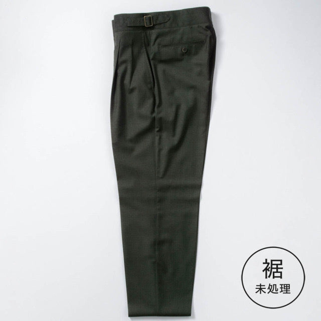 2tuck　Gurkha　Model　【BCMG41-20】　 MOSS GREEN　W100%　REDA ACTIVE Tropical　 裾未処理　【春夏秋商品】