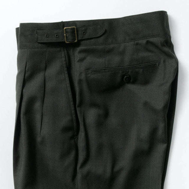 2tuck　Gurkha　Model　【BCMG41-20】　 MOSS GREEN　W100%　REDA ACTIVE Tropical　 裾未処理　【春夏秋商品】