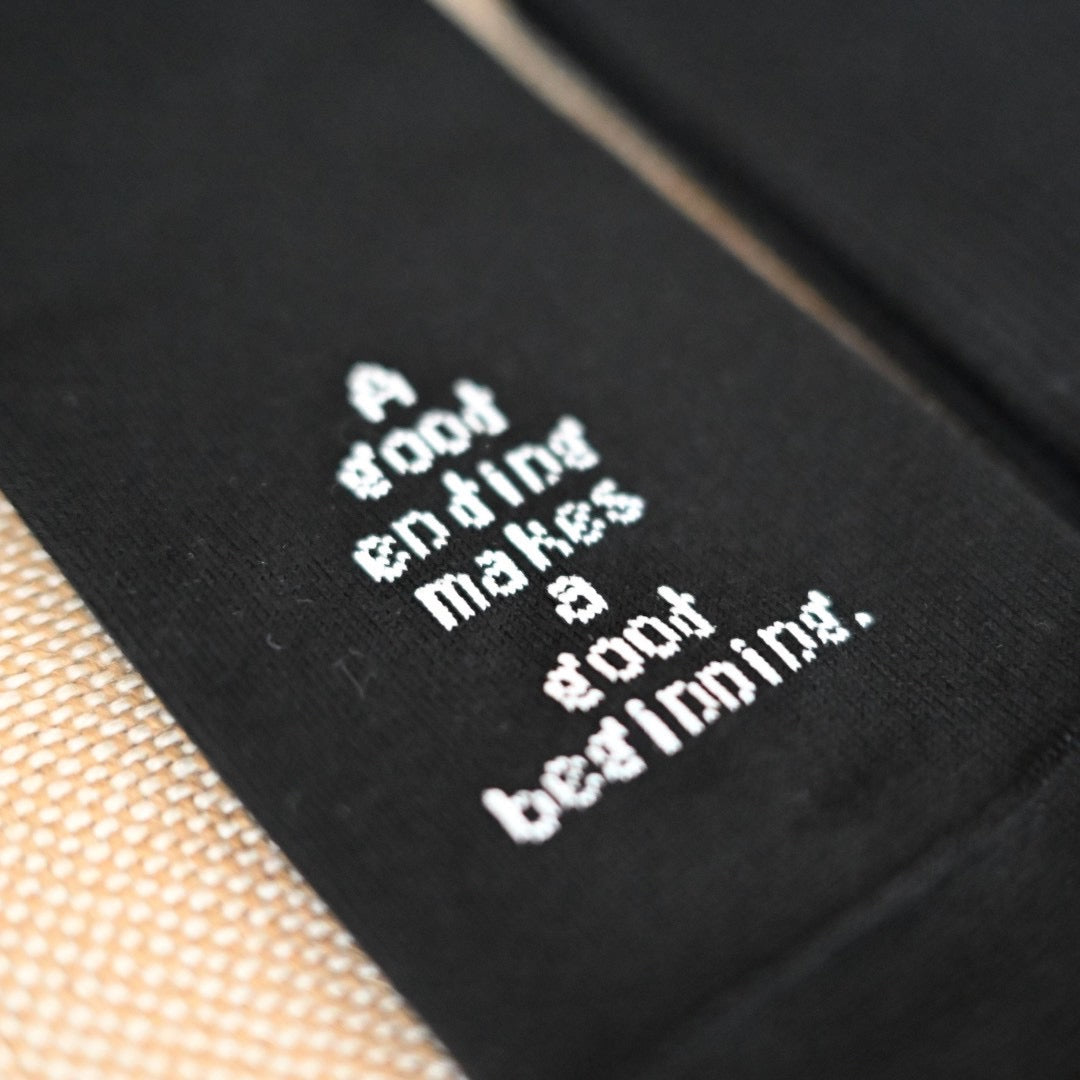 Good ending SOCKS 1P（1足）Black