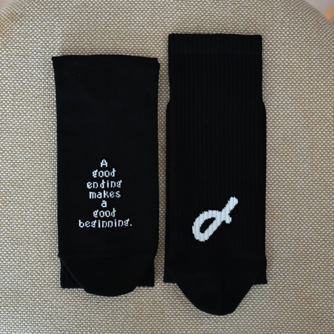 Good ending SOCKS 1P（1足）Black